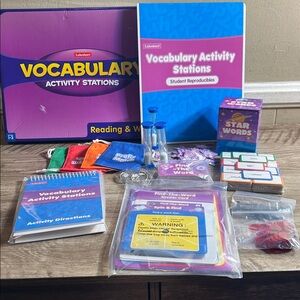 Lakeshore Vocabulary Activity Stations Set